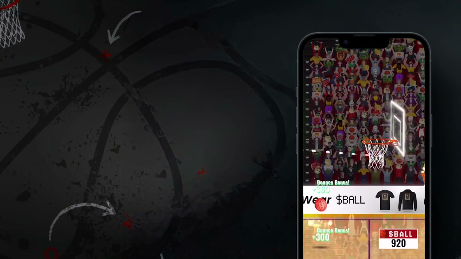 Meme Ball’s arcade basketball gameplay